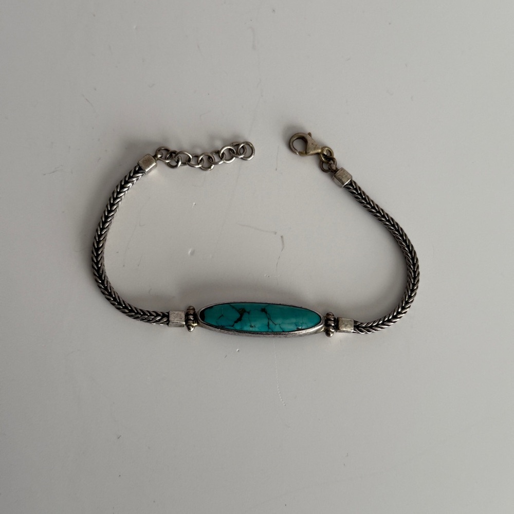 Turquoise and Silver Bracelet